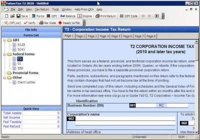 T2 Tax Return Software Mac